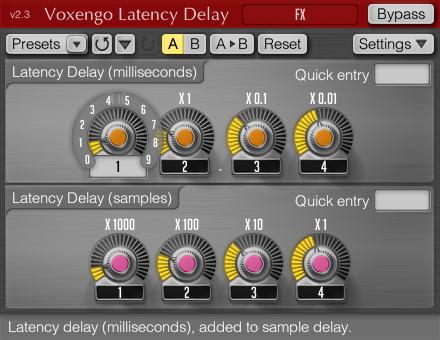free plugins for mac latency delay