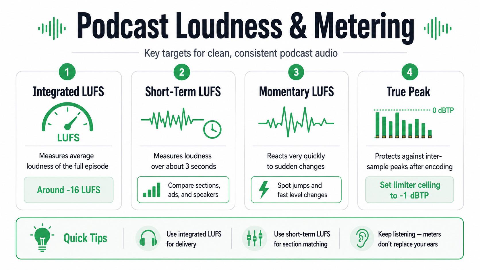 Podcast Loudness & Metering