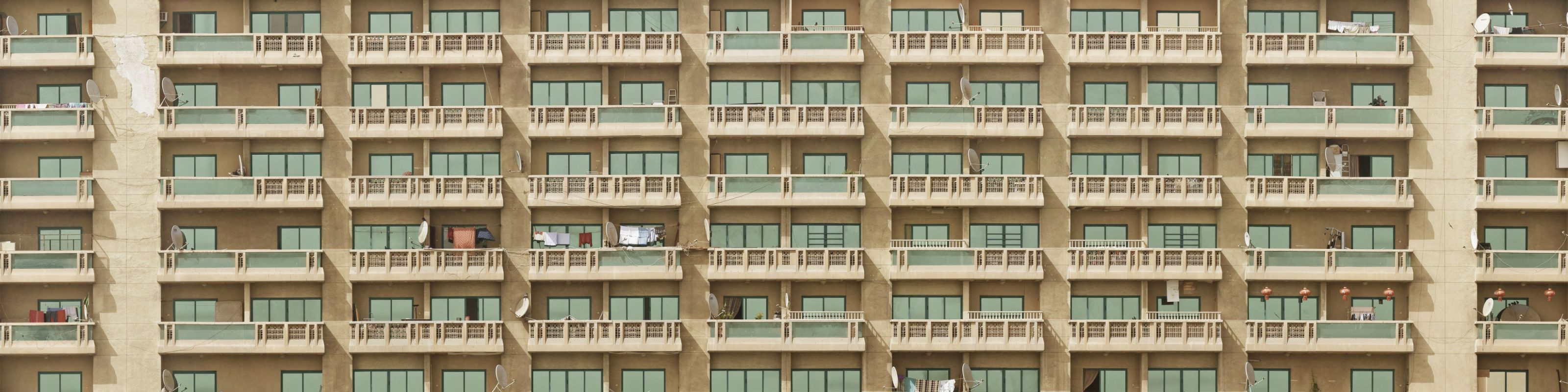 An apartment block