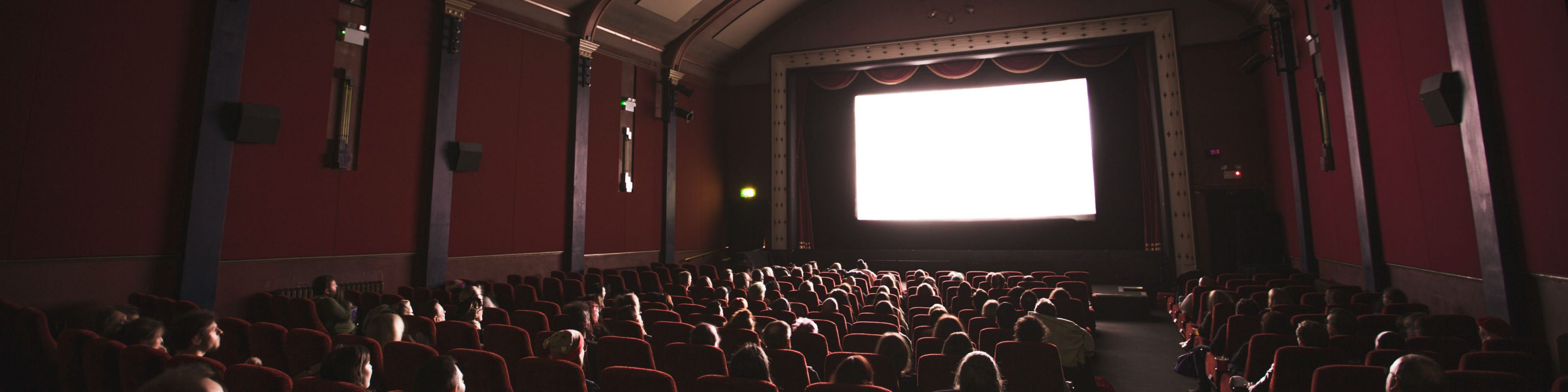 Inside of a cinema