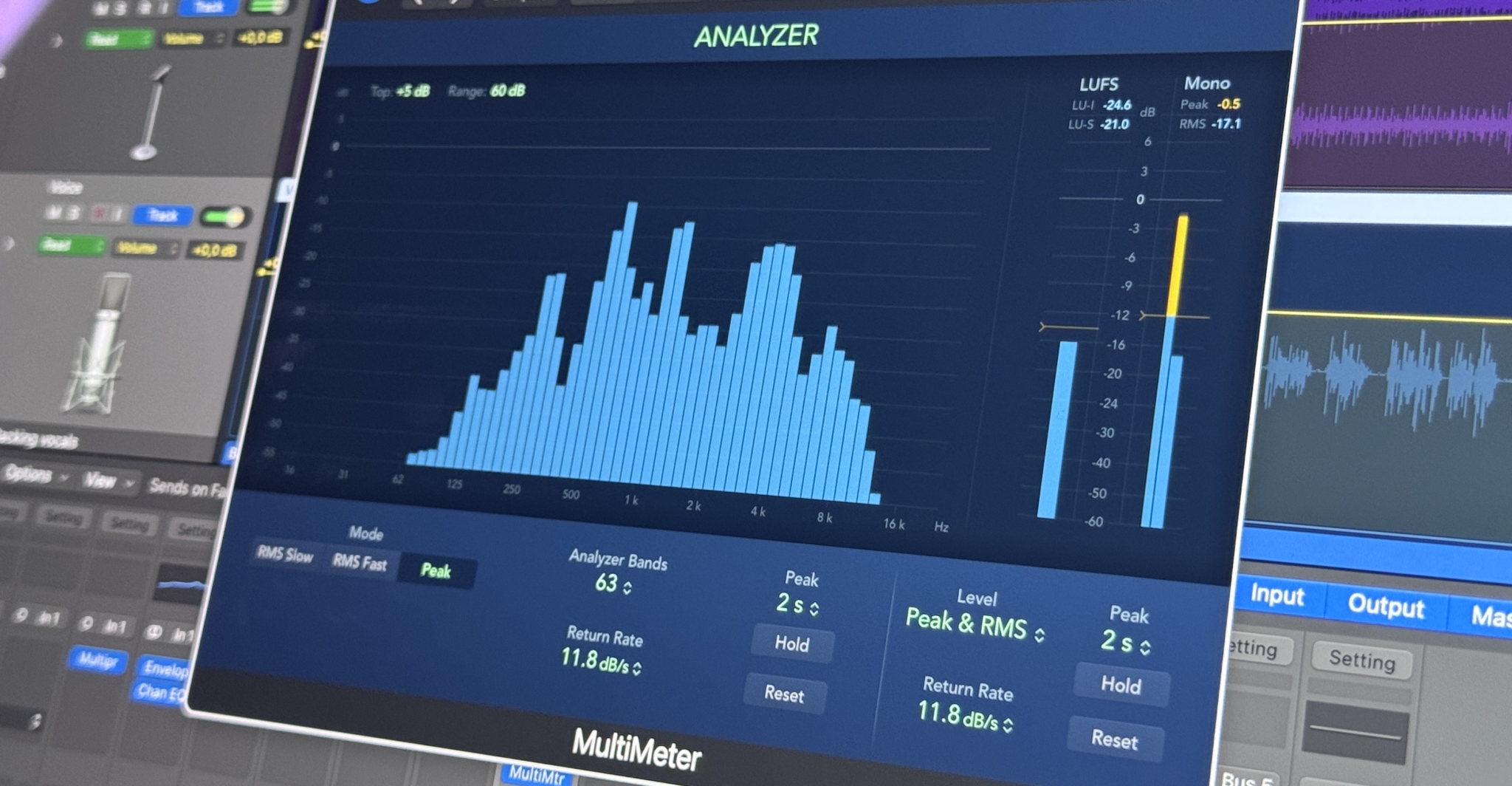 Multimeter Plugin Frequency Analyzer