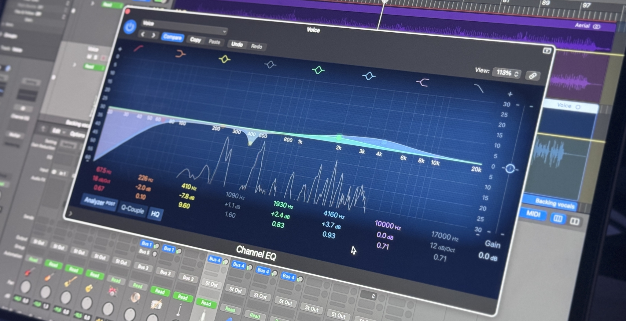 Frequency Masking EQ Voice Plugin